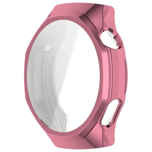 Etui z osłoną ekranu Bizon Case Watch Felipe do Huawei Watch GT6 Pro 46mm różowe