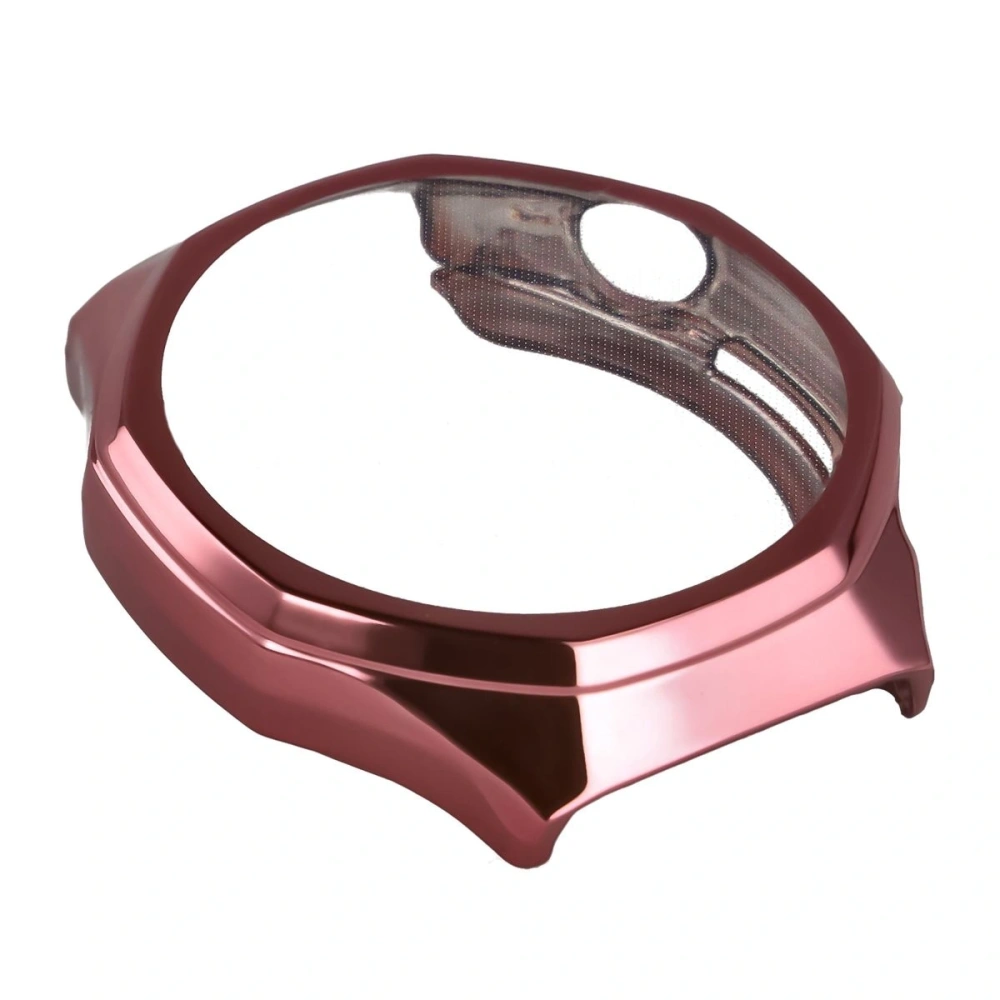 Etui z osłoną ekranu Bizon Case Watch Felipe do Huawei Watch GT6 Pro 46mm różowe