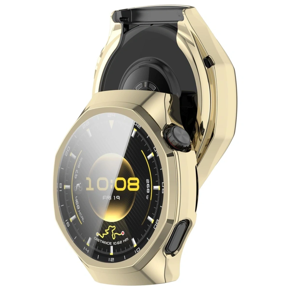 Etui z osłoną ekranu Bizon Case Watch Felipe do Huawei Watch GT6 Pro 46mm złote