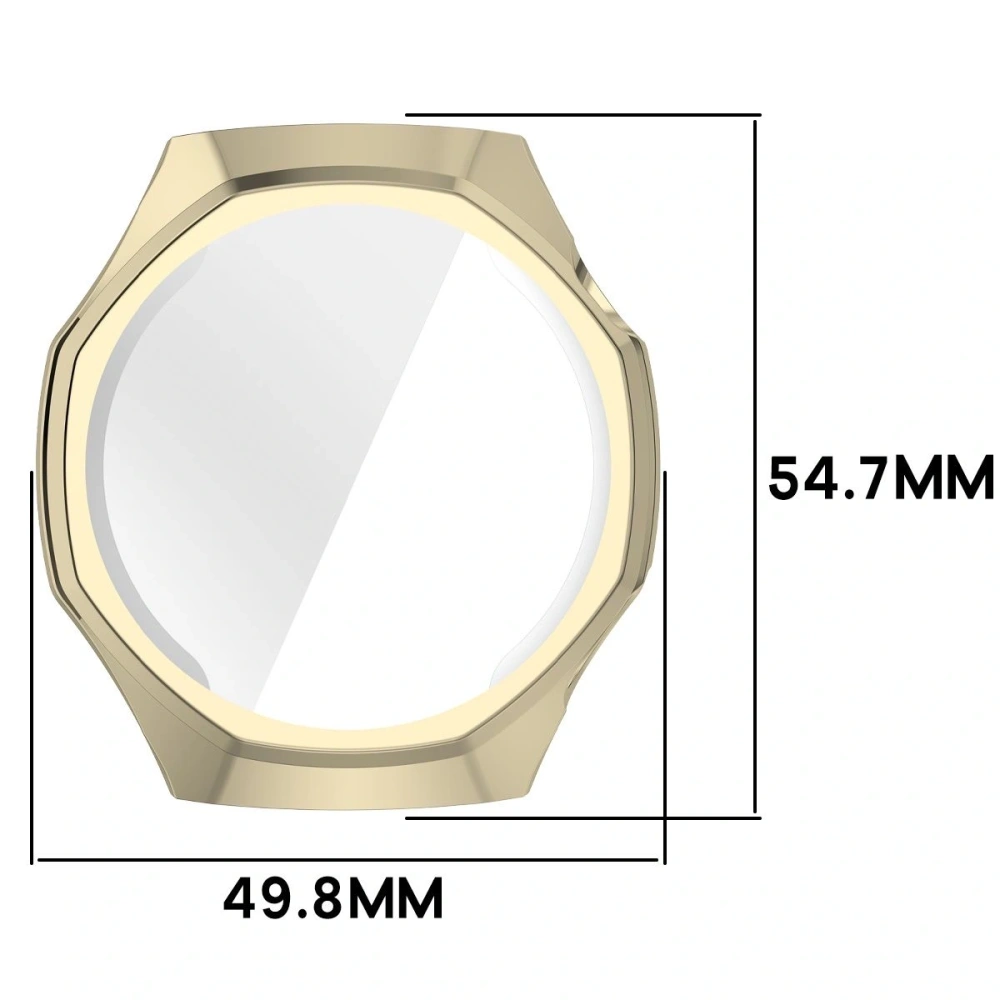 Etui z osłoną ekranu Bizon Case Watch Felipe do Huawei Watch GT6 Pro 46mm złote