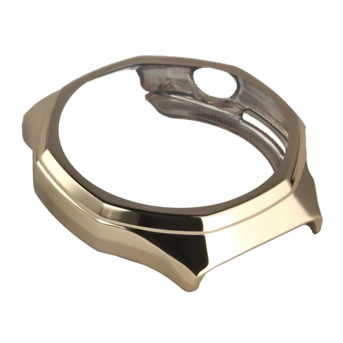 Etui z osłoną ekranu Bizon Case Watch Felipe do Huawei Watch GT6 Pro 46mm złote