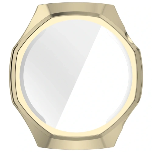 Etui z osłoną ekranu Bizon Case Watch Felipe do Huawei Watch GT6 Pro 46mm złote