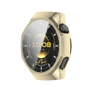 Etui z osłoną ekranu Bizon Case Watch Felipe do Huawei Watch GT6 Pro 46mm złote