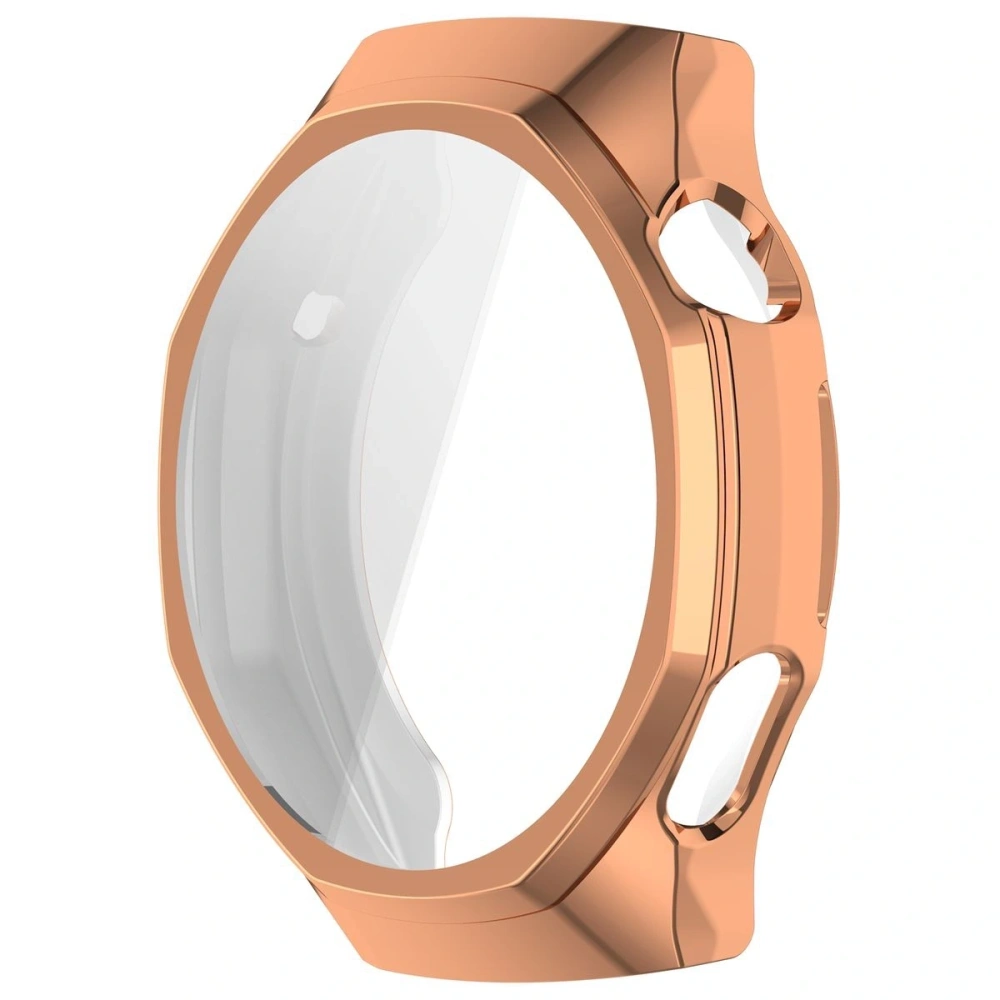 Etui z osłoną ekranu Bizon Case Watch Felipe do Huawei Watch GT6 Pro 46mm różowozłote