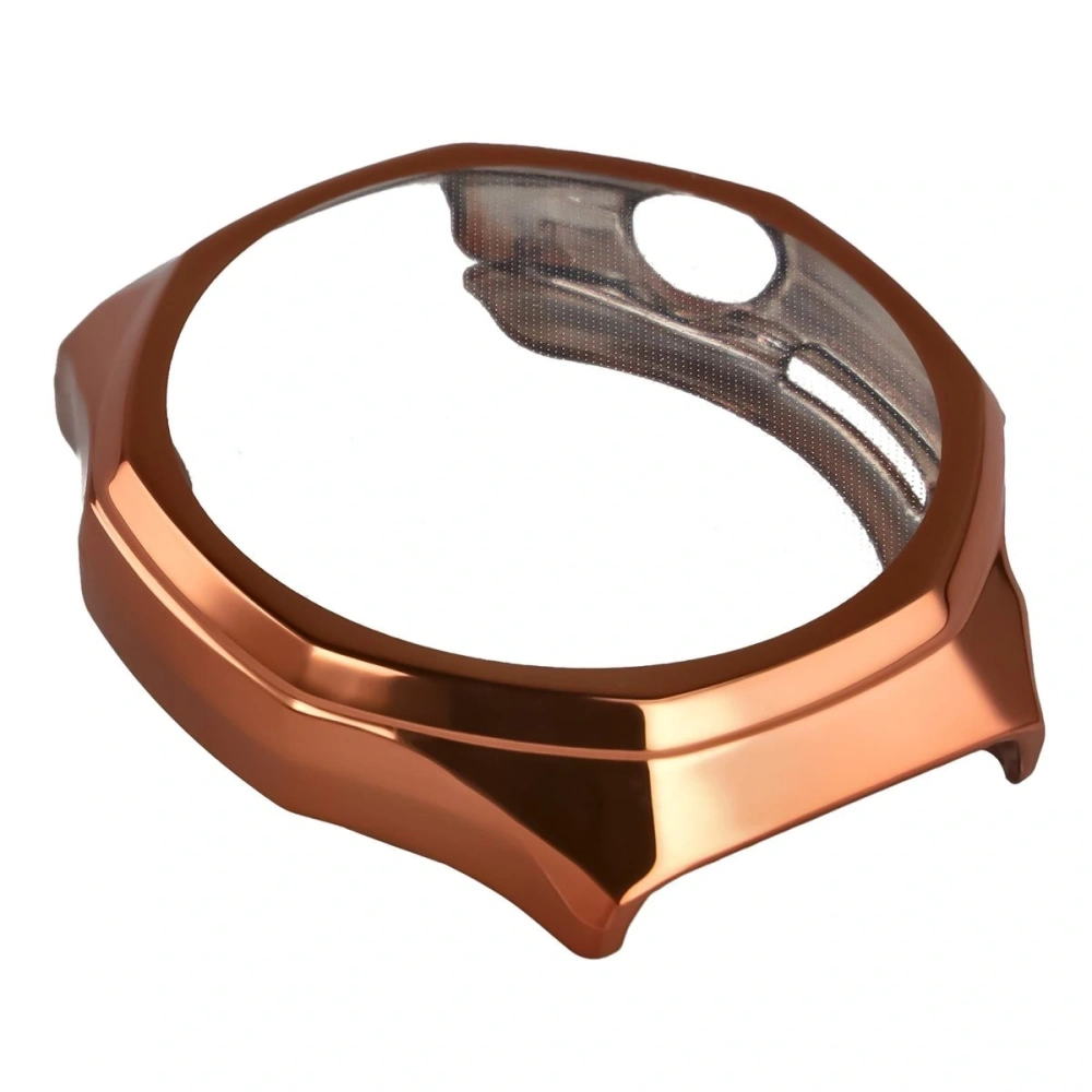 Etui z osłoną ekranu Bizon Case Watch Felipe do Huawei Watch GT6 Pro 46mm różowozłote