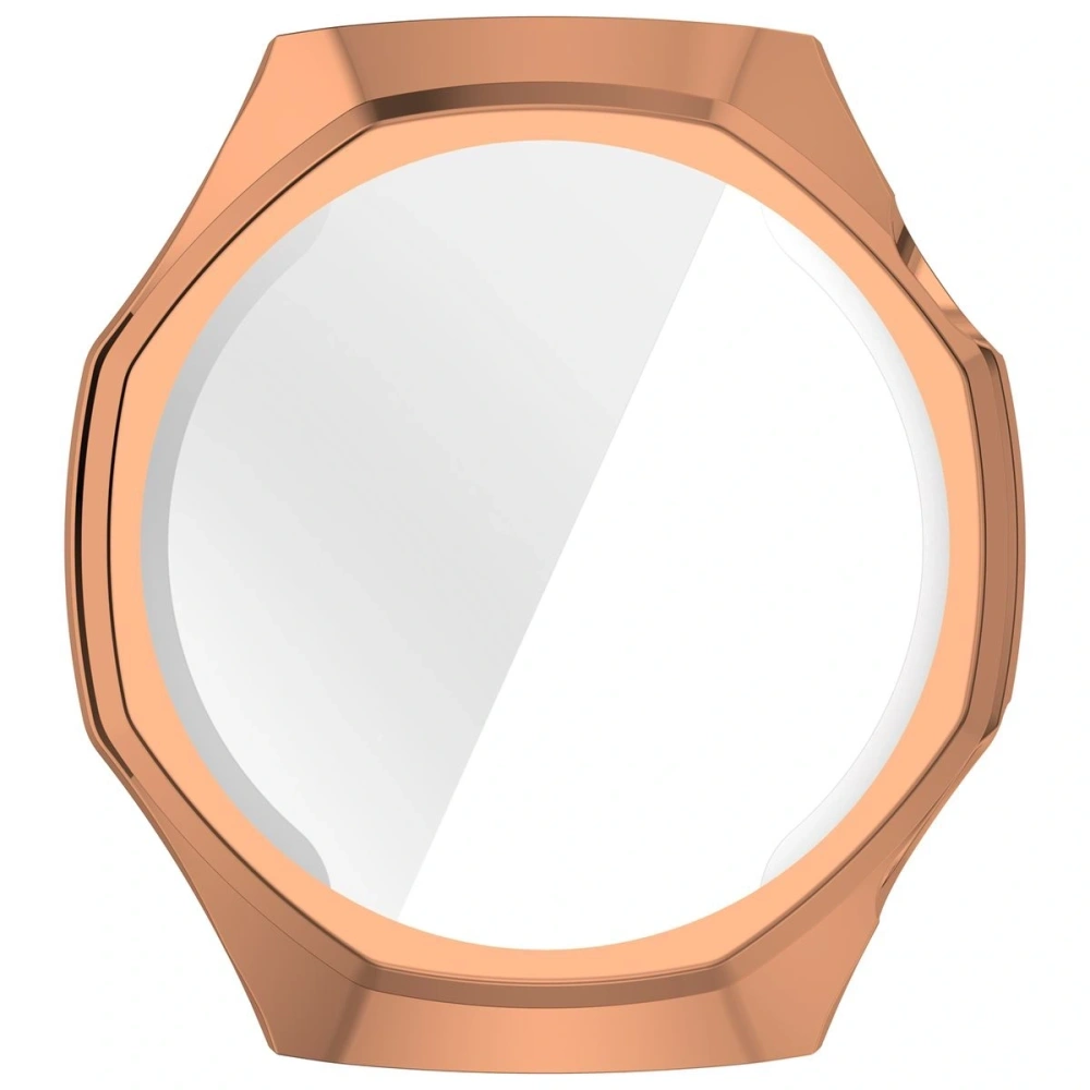 Etui z osłoną ekranu Bizon Case Watch Felipe do Huawei Watch GT6 Pro 46mm różowozłote