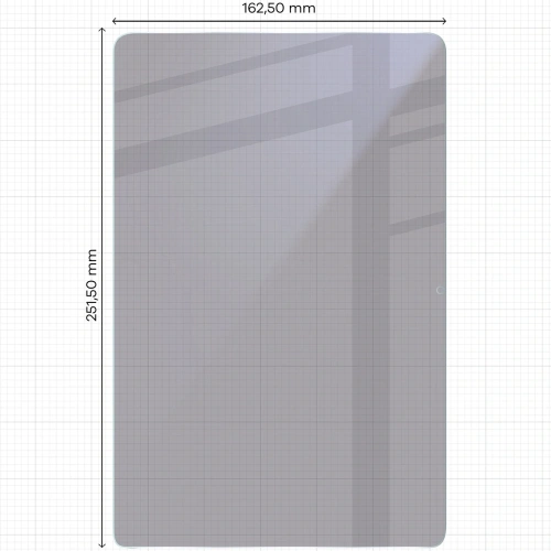 Prywatyzujące szkło hybrydowe Bizon Glass Tab Mule Shadow do Samsung Galaxy Tab S10 Lite matowe