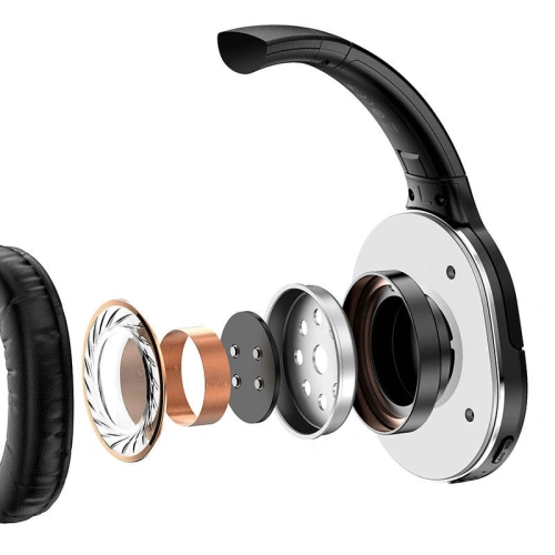 Bezprzewodowe słuchawki nauszne Baseus Encok D02 Pro Bluetooth 5.3 (czarne)