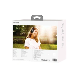 Bezprzewodowe słuchawki nauszne Baseus Encok D02 Pro Bluetooth 5.3 (czarne)