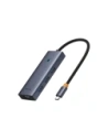 HUB 5w1 Baseus UltraJoy 5-Port USB-C / HDMI4K@30Hz, 4xUSB-A 3.0 Szary
