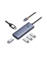HUB 5w1 Baseus UltraJoy 5-Port USB-C / HDMI4K@30Hz, 4xUSB-A 3.0 Szary