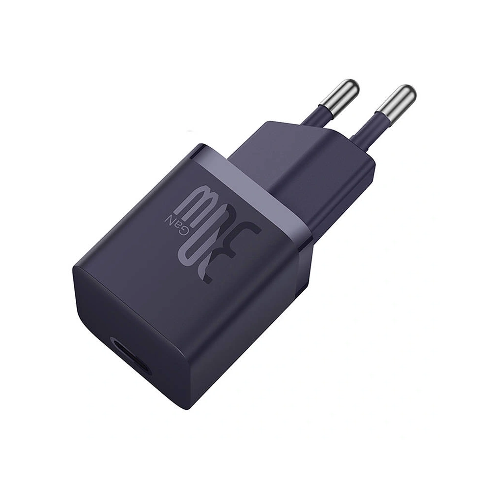 Mini ładowarka sieciowa Baseus GaN5 30W (fioletowa)