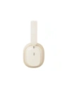 Bezprzewodowe słuchawki nauszne Baseus Bowie H1i ANC Bluetooth 5.3 (białe)