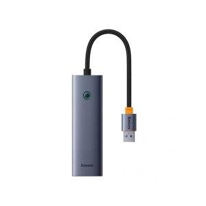 HUB 4w1 Baseus UltraJoy USB-A / 4xUSB-A 3.0 (szary)