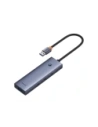 HUB 4w1 Baseus UltraJoy USB-A / 4xUSB-A 3.0 (szary)