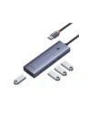 HUB 4w1 Baseus UltraJoy USB-A / 4xUSB-A 3.0 (szary)