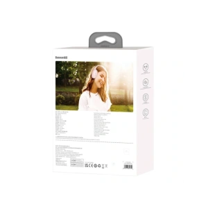 Bezprzewodowe słuchawki nauszne Baseus Encok D02 PRO Bluetooth 5.0 (różowe)