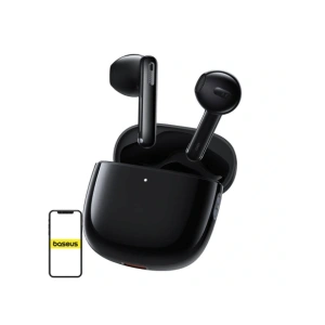 Bezprzewodowe słuchawki douszne TWS Baseus Bowie WX5 Bluetooth 5.3 (czarny)