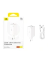 Ładowarka sieciowa Baseus GaN6 Pro 2xUSB-C, 2xUSB-A 100W (biała)