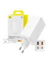 Ładowarka sieciowa Baseus GaN6 Pro 2xUSB-C, 2xUSB-A 100W (biała)