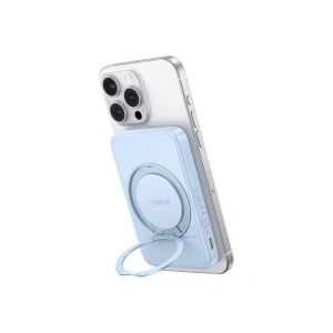 Powerbank Baseus ze stojakiem PicoGo Qi2 5000mAh 20W (niebieski)