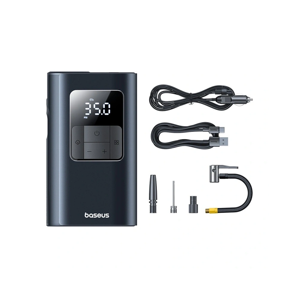 Pompka Baseus PrimeTrip VA1 2w1 z latarką czarna