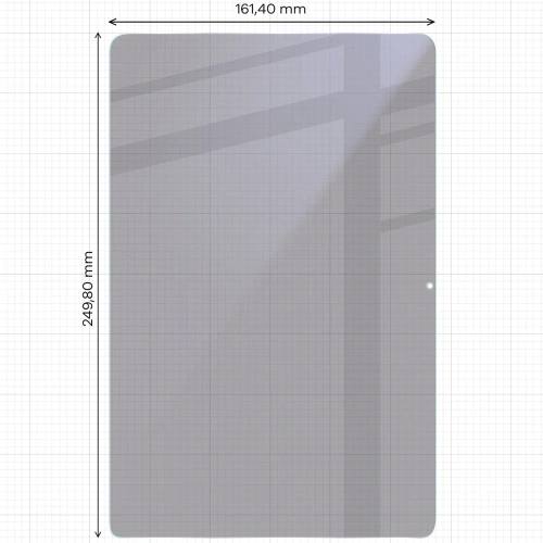 Prywatyzujące szkło hybrydowe Bizon Glass Tab Mule Shadow do Samsung Galaxy Tab S11 matowe