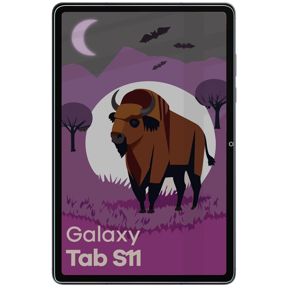 Prywatyzujące szkło hybrydowe Bizon Glass Tab Mule Shadow do Samsung Galaxy Tab S11 matowe