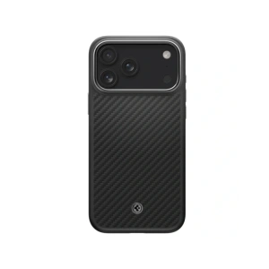 Etui Spigen Enzo Aramid T Mag MagSafe do Apple iPhone 17 Pro Black/silver
