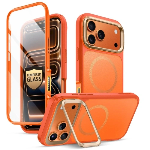 Etui Supcase IBLSN Ares Flip Mag MagSafe do Apple iPhone 17 Pro Max Coral