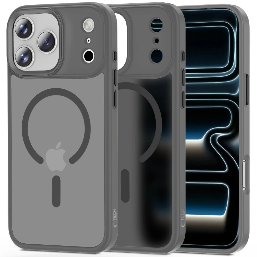 Etui Tech-Protect Magmat MagSafe do Apple iPhone 17 Pro Matte Crayon Grey