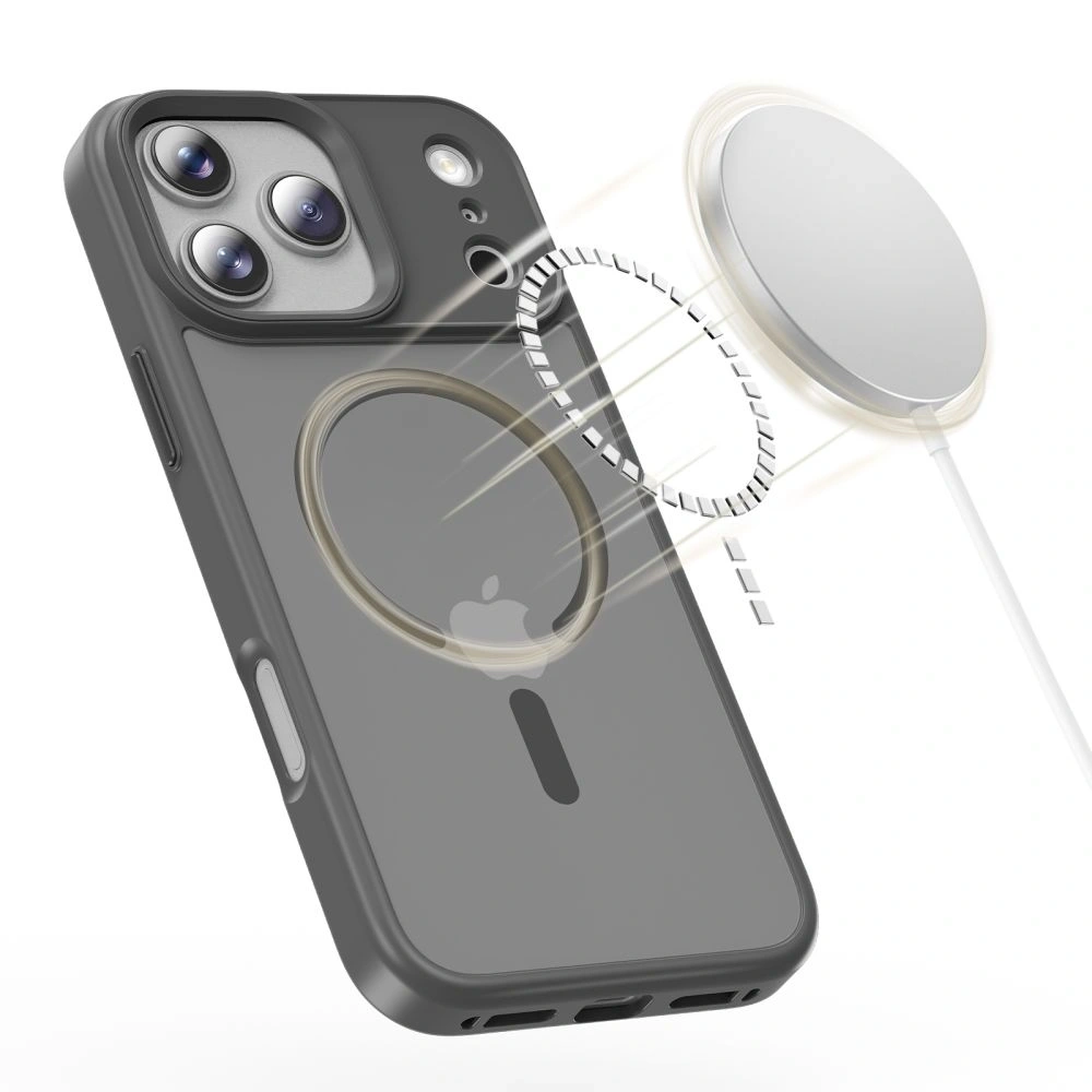 Etui Tech-Protect Magmat MagSafe do Apple iPhone 17 Pro Max Matte Crayon Grey