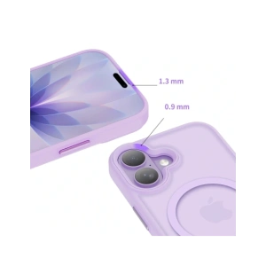 Etui Tech-Protect Magmat MagSafe do Apple iPhone 17 Matte Lavender
