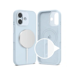 Etui Tech-Protect Uniq MagSafe do Apple iPhone 17 Mist Blue