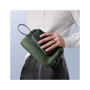 Powerbank Baseus Bipow 2 10000mah 20W z cyfrowym wyświetlaczem + wbudowany kabel USB-C czarny