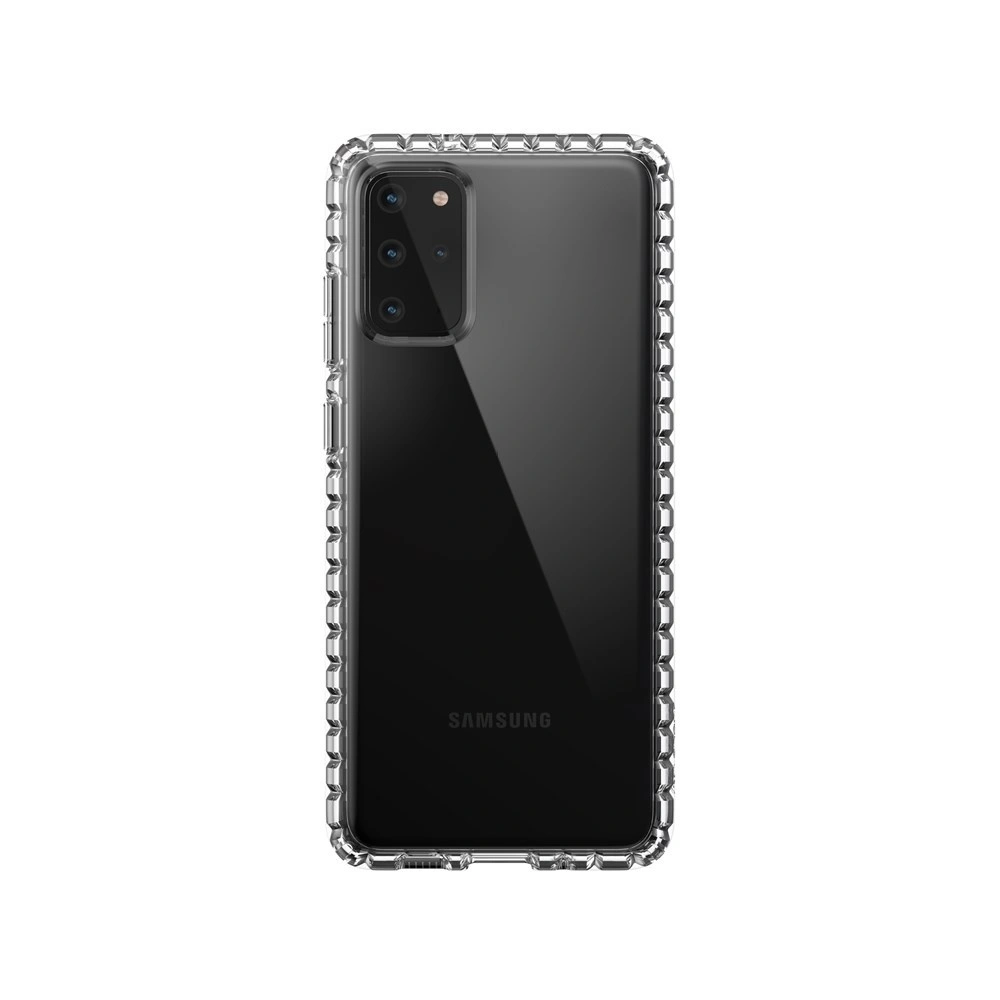 Hurtownia GSM - Etui Speck Presidio Perfect-Clear s Impact Geometry Samsung Galaxy S20 s povrchovou úpravou MICROBAN Clear - SPK071CLR - {ean13} - Hurt