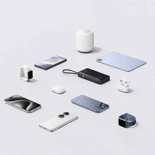 Powerbank Baseus Bipow 2 20000mah 20W z cyfrowym wyświetlaczem + wbudowany kabel USB-C czarny