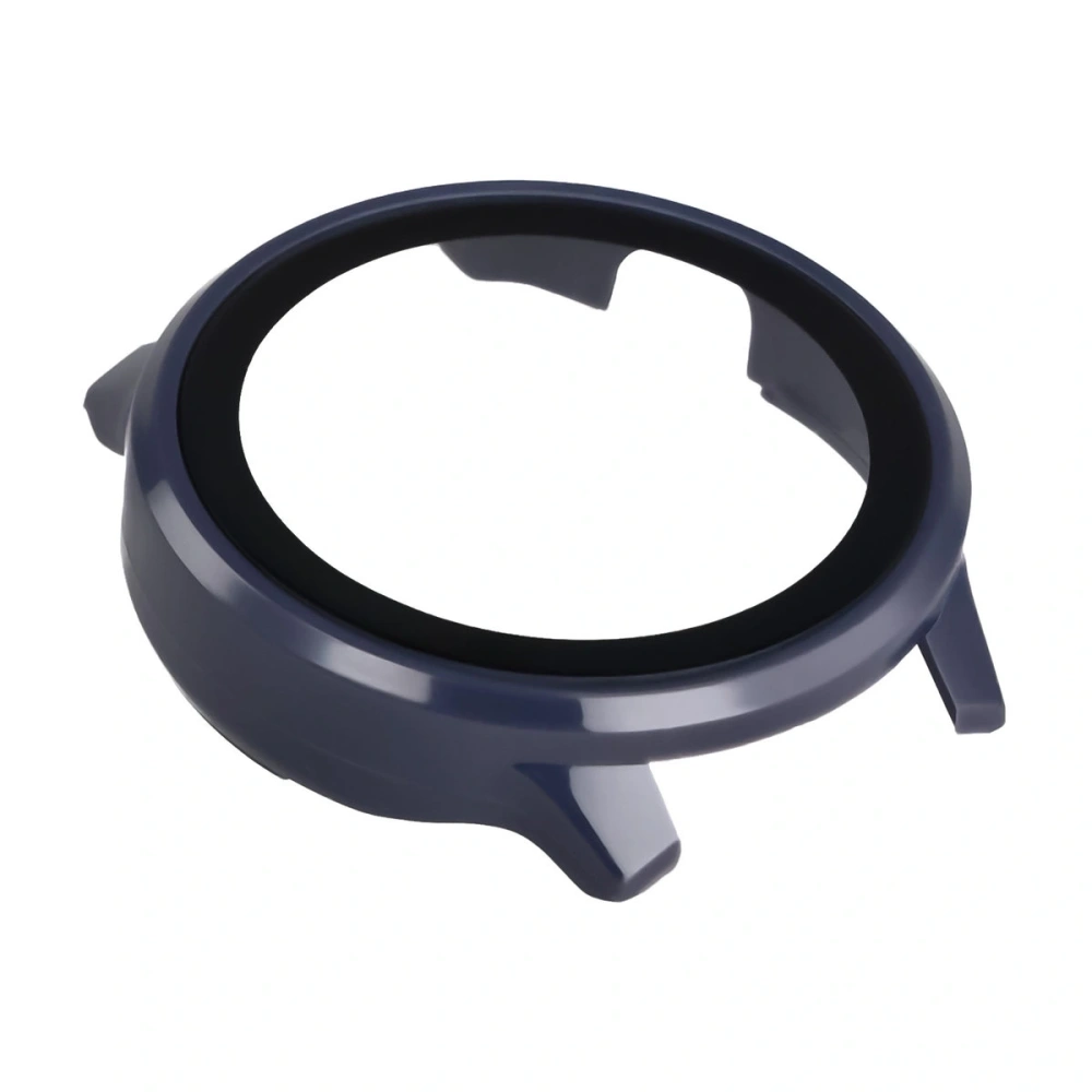 Etui ze szkłem do zegarka Bizon Case+Glass Watch do Garmin Venu 4 41mm ciemnoniebieskie