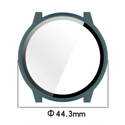 Etui ze szkłem do zegarka Bizon Case+Glass Watch do Garmin Venu 4 41mm zielone