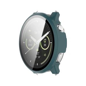 Etui ze szkłem do zegarka Bizon Case+Glass Watch do Garmin Venu 4 41mm zielone