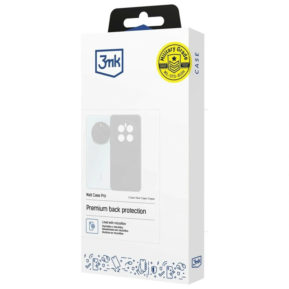 Etui 3MK Matt Case Pro do Samsung Galaxy S25 FE czarny