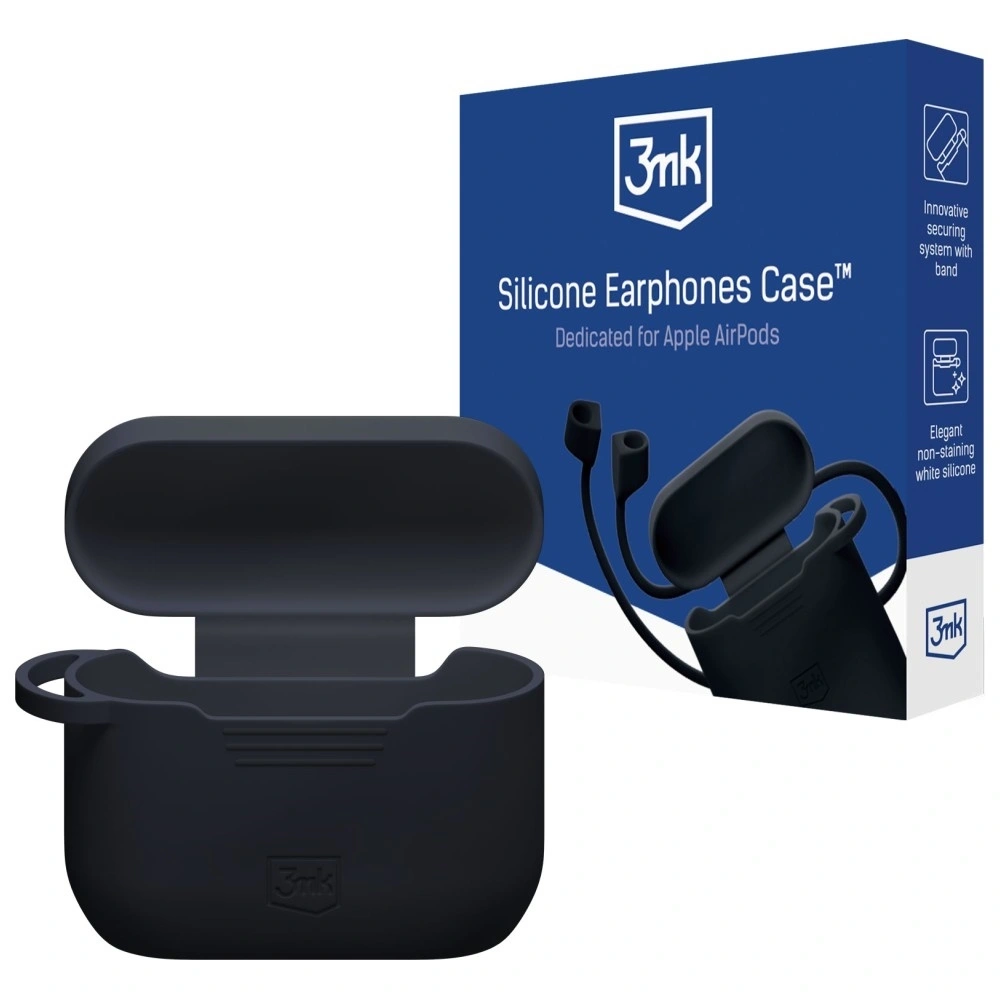 Etui 3MK Silicone AirPods Case do Apple AirPods Pro 3 czarny