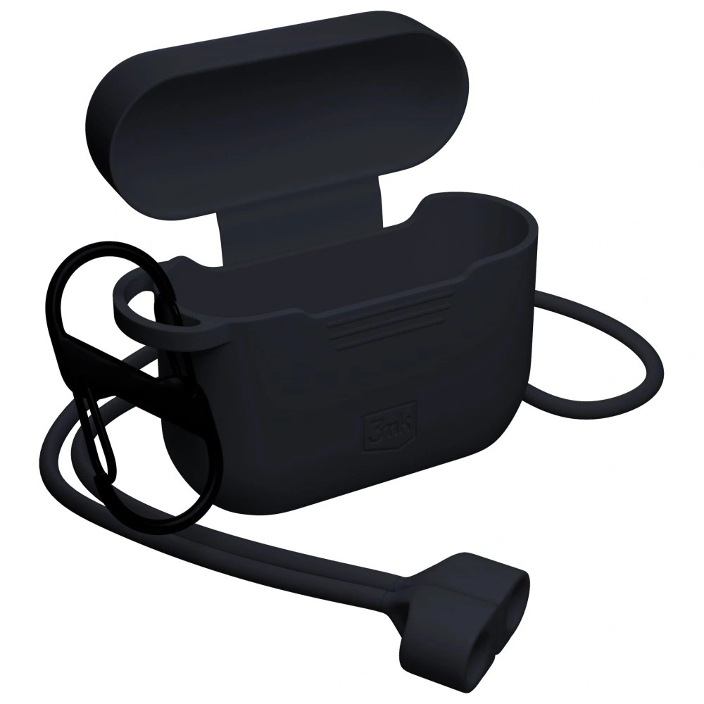 Etui 3MK Silicone AirPods Case do Apple AirPods Pro 3 czarny