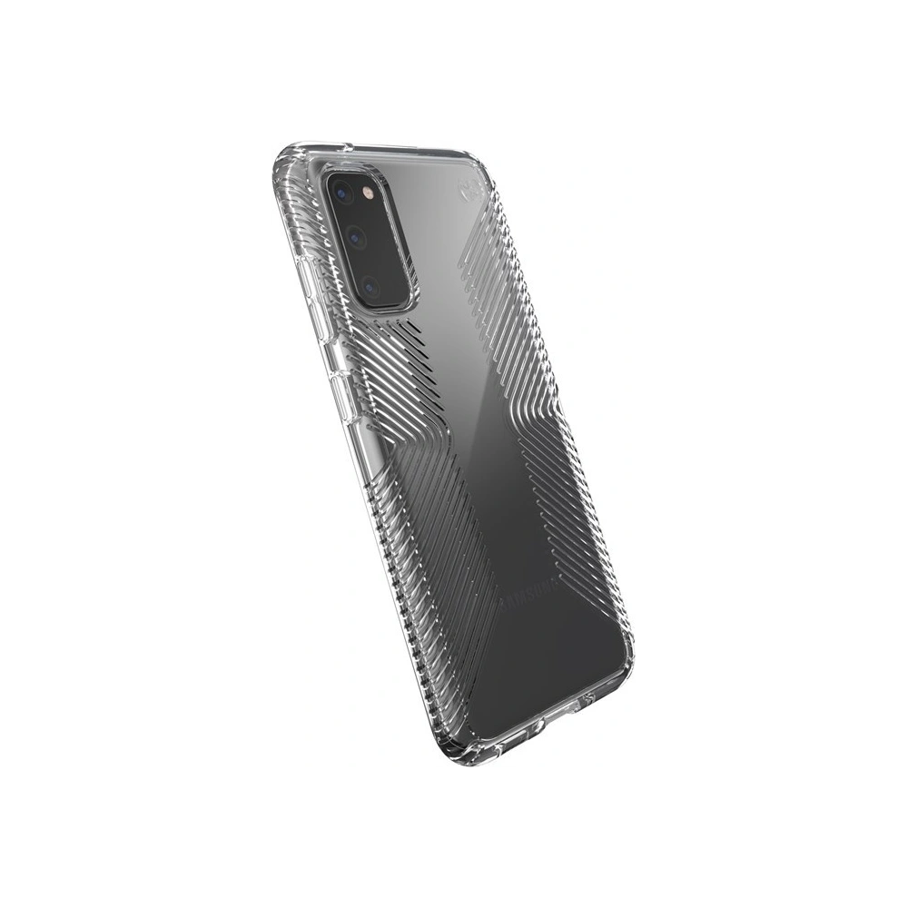 Hurtownia GSM - Etui Speck Presidio Perfect-Clear s úchopy Samsung Galaxy S20 s povrchovou úpravou MICROBAN Clear - SPK070CLR - {ean13} - Hurt