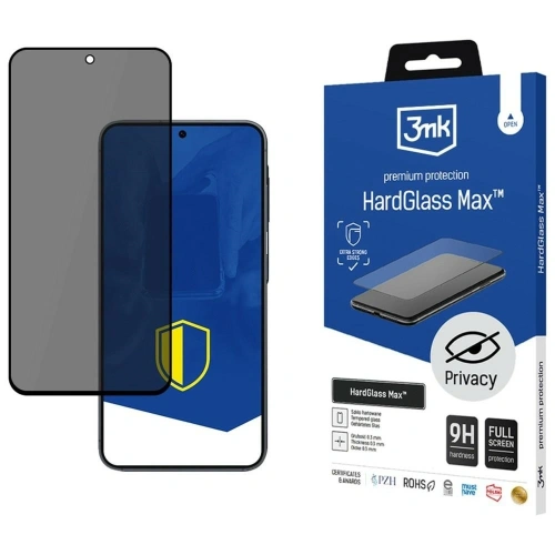 Szkło prywatyzujące 3MK HardGlass Max Privacy do Samsung Galaxy S25 FE