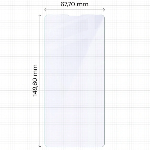 Elastyczne szkło hybrydowe Bizon Glass Mule do Sony Xperia 10 VII