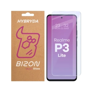 Elastyczne szkło hybrydowe Bizon Glass Mule do Realme P3 Lite