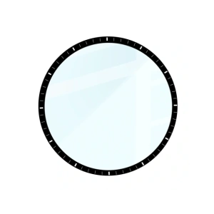 Szkło hybrydowe Bizon Glass Watch Edge Hybrid do Huawei Watch GT6 46mm czarne