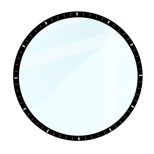 Szkło hybrydowe Bizon Glass Watch Edge Hybrid do Huawei Watch GT6 46mm czarne