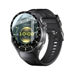 Szkło hybrydowe Bizon Glass Watch Edge Hybrid do Huawei Watch GT6 Pro 46mm czarne